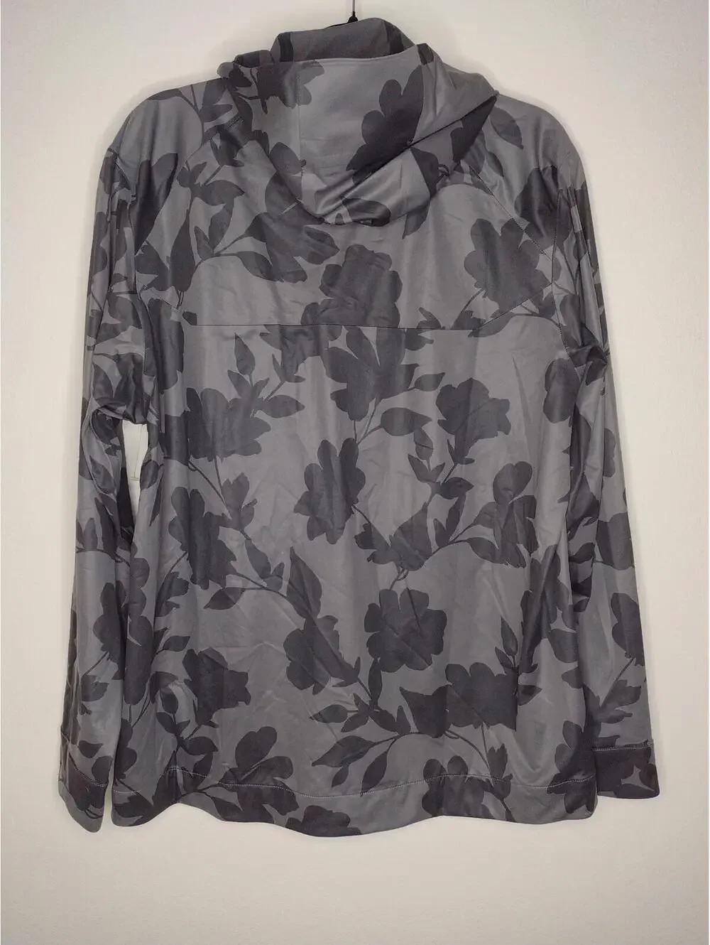 NWOT G/Fore Men's Gray Tonal Floral Weather Resistant Jacket Size Large